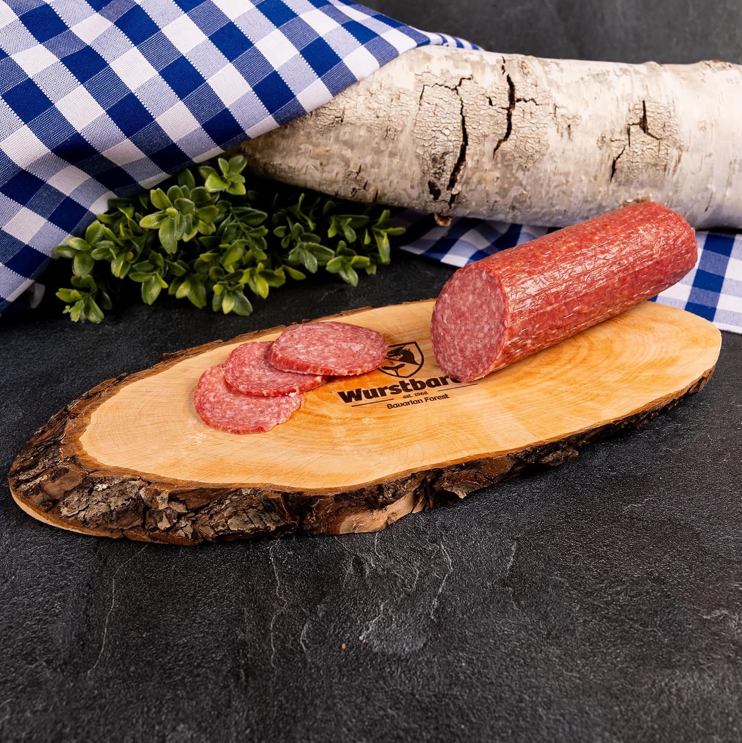 Wurstbaron Salami Sausage Gift Box Made of Wood with Salami Specialities – Bild 4