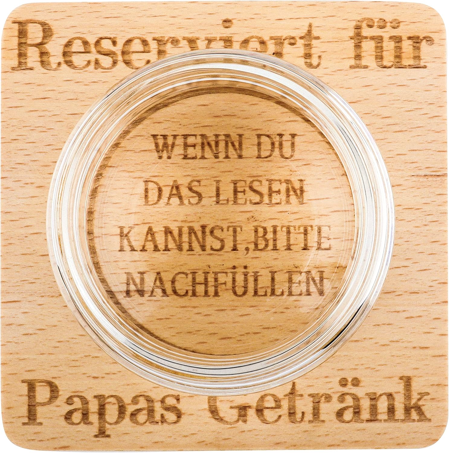 Gifts for Dad Gift Birthday Dad Gift Father's Day Gift Coaster Wooden Dad Funny Men Gifts – Bild 4