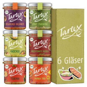 Tartex Lieblinge Box | Organic Vegan Spreads | 6 Glasses