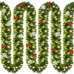 CASARIA Christmas Garland with Lighting Decoration 5 m 80 LEDs