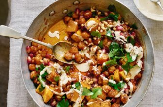 Harissa-Kichererbsen mit Kürbis – Rezept von Natalia Rudin