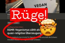 Trotz Rüge: Schweizer Fernsehen (SRF) bleibt bei Veganismus-Unfug!