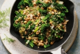 Dinkelpfanne mit Grünkohl Rezept | Küchengötter