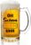 Joymaking Beer Glass with Engraving, Gift for Beer Lovers, Man