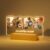 iDIY Personalised Gifts Dad Lamp – Gift Ideas for Father’s Day, LED USB Night Light with Photo, Gifts for Dad Daughter Son, Glass Photo Album, Various Sockets to Choose From