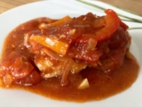 Gebratene Hühnerbrustfilets mit Letscho – Rezept