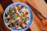 Okonomiyaki – japanischer Gemüsepfannkuchen – Kräuter & Schokolade