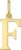 Rodium – Gold Pendant, Letter, 14K Gold/585 Fineness, Charms for Necklace or Chain, Bracelet, Ideal Gifts for Women, Chain Pendant for Gold Jewellery