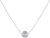 LES POULETTES BIJOUX – Sterling Silver 925 Necklace Large Ball 14 mm