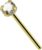 14 carat (585) gold, 14 carat (585) yellow gold, cubic zirconia, Cubic Zirconia, Cubic Zirconia