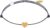 LES POULETTES BIJOUX – Bracelet Link Gold-Plated Mini Heart