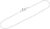 NKlaus 12480 Women’s Bracelet 925 Sterling Silver 19 cm Venetian Chain Diamond-Coated Fine, Sterling Silver