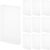 QUARKZMAN Pack of 10 Transparent Gift Boxes, 92 x 25 x 172 mm, Plastic Gift Packaging for Sweets, Biscuits, Jewellery Storage, Wedding, Valentine’s Day, Party, Packaging