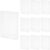 QUARKZMAN Pack of 10 Transparent Gift Boxes, 82 x 25 x 121 mm Plastic Gift Packaging for Sweets, Biscuits, Jewellery Storage, Wedding, Valentine’s Day, Party, Packaging