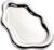 Ceramic Jewellery Bowl, Ring Holder, Decorative Tray, Key Rack, Earrings, Necklaces, Jewellery Bowl, Silver Tray, Dressing Table, Birthday Gift for Women (Silver)