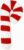 Candy Canes Cushion, Christmas Cushion, Cute Christmas Candy Throw Cushion, Winter Decoration, Aesthetic for Sofa, Bed, Couch, Bedroom (35 cm)