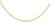 Women’s Hollow Curb Chain 9ct (375) Yellow Gold 2.9 mm