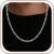 S925 Silver Over 4 mm Wide Figaro Chain for Men 46/51/56/61/66/76 cm