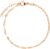 Luamaya Waterproof Bracelet with Engraved Sun Rays for Women