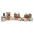 KIDSLINO Wooden Railway Nougat – Personalisable, for Birth Boys, Handmade Wooden Toy with Plugs, Personalised Gifts Baby, Wooden Train with Name & Date of Birth