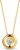OROVI Women’s 18ct White Gold / Yellow Gold Necklace with Natural Solitaire Diamond Pendant (0.05 Ct) in Bezel Setting – Luxury Gemstone Necklace Women – Allergen-free & Handmade (42 cm)
