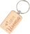 Keyring with Engraving on Both Sides · Wooden Keyring for Grandma · Gifts for Grandma · Gift Grandma and Grandpa, Liebste Uroma, S