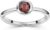 MATERIA by Matthias Wagner Square Gemstone Ring 925 Silver for Women