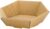 Pack of 25 Natural Corrugated Cardboard Gift Hamper Hampers – Hexagonal – 23cm x 19.5cm x 10.5cm