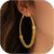 Prosteel Women’s Creole Earrings, Stainless Steel/18 K Gold-Plated Huggie Hoop Earrings with Lever Back, for Women and Girls, Sizes 25, 30, 40, 60, 70, 80 mm, Large Circular Earrings, Accessories