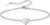 Silvora S925 Silver Women’s Bracelets with Letter A-Z Mini Small Initial Heart Pendant Silver Colour 16 cm + 5 cm Extension Chain for Women Girls