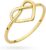 MARKO Women’s 333 Real Gold Ring with Heart Motif, Romantic Ring Gold Ladies 8 Carat, Delicate Women’s Ring Heart, Gold Jewellery, Engagement Ring Gift, Gold Rings Real Gold 333 Jewellery