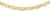 Carissima Gold Women’s Hollow 1.7 mm Diamond Cut Prince of Wales Necklace 9ct (375)