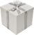 Tekhoho White Gift Box 22 x 22 x 20.5 cm, Premium Gift Boxes for Gifts, with Lid and Ribbon, for Valentine’s Day, Christmas, Wedding, Birthday, Gift Wrapping, Chequered Inner Lining