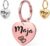 Heart Dog Tag with Engraving | Personalised with Name, Phone Number, Address, Desired Text | 25 mm Robust Stainless Steel Dog Tag, Name Pendant for Dog Collar