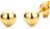 Miore Women’s Yellow Gold 18 Carat / 750 Gold Ball Stud Earrings
