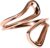 Purelei Journey Ring – Open Size Adjustable Design Ring – Stainless Steel 14K/18K Gold Plated – Modern Statement Piece – Sizes S/M & M/L – Waterproof