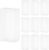 QUARKZMAN Pack of 10 Transparent Gift Boxes, 40 x 30 x 82 mm Plastic Gift Packaging for Sweets, Biscuits, Jewellery Storage, Wedding, Valentine’s Day, Party, Packaging