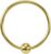 Monster Piercing 9K Gold Nose Ring Nose Piercing 22 Gauge – 8 mm or 10 mm Diameter Open Nose Ring Nose Piercing Women Men