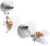 Purelei Ocean Crush Earrings for Women, Stainless Steel Earrings with Maritime Pendants, Starfish, Real Shell and Fish, Statement Earrings for Summer, Holidays and Special Occasions