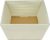 25 x Cream Corrugated Cardboard Gift Baskets 19 x 14 x 10 cm