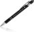 Ballpoint Pen with Engraving Pen Godmother Gift Mother’s Day Birthday Birthday Gift for Godmother with Touch Pen Lucky Pen Metal Black Thank You Godfather Gift from Godchild Children