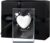 3D Glass with Heart Motif and Name of Choice Engraving and Date Love Gift (Without Light Base, S – 50 x 45 x 80 mm)