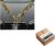 Rose Garland Car Jewellery Newly Weds Wedding/Bridal Car Decoration/Accessory, Gold/white