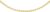 Unisex Twist gemustert Oval Belcher Halskette 9k (375) Gelbgold