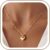 Turandoss Halskette Damen Gold, Klein Kette Herz Gold Damen Mädchen