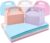 PH PandaHall 5 Colours Party Gift Bags Pack of 30 Treats Paper Gift Boxes Colourful Gable Box Candy Snacks Box with Handle for Christmas Halloween Birthday Wedding 16 x 9 x 15 cm