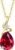 FANCIME Solid 14 Carat 585 Yellow Gold Pendant Necklace with Teardrop Amethyst/Aquamarine/Emerald/Ruby/Sapphire/Opal and Real Diamond Gift Jewellery for Women, 925 Silver Chain: 40 + 5 cm