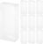 QUARKZMAN Pack of 10 Transparent Gift Boxes, 47 x 29 x 113 mm, Plastic Gift Packaging for Sweets, Biscuits, Jewellery Storage, Wedding, Valentine’s Day, Party, Packaging