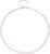 COAI GAVU Women’s Necklace with White Freshwater Pearls and 925 Silver Chain