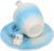 Hemobllo Eisbär Keramik Kaffeetasse mit Untertasse 200 Ml Süßes 3d tiermotiv Teetassen Satz für Kaffee und Tee Geschenkset